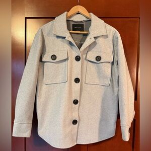💚New Look Light Gray Utility Jacket